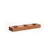 Watertafel Corten met 3 schalen + LED 4000 x 1000 x 400 mm