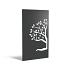 Decoratief paneel abstract Aluminium 1100 x 50 x 1800 mm