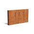 Vijvermuur Corten vrijstaand 2000 x 250 x 1200 mm