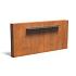 Vijvermuur Corten vrijstaand 2500 x 250 x 1200 mm