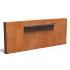 Vijvermuur Corten vrijstaand 3000 x 250 x 1200 mm
