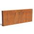 Vijvermuur Corten vrijstaand 3000 x 250 x 1200 mm