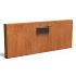 Vijvermuur Corten vrijstaand 3000 x 250 x 1200 mm