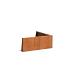Keerwand Corten Buitenhoek 1000x3x400 mm (LxDxH)