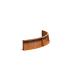 Keerwand Corten binnenbocht 1500x2x300 mm (LxDxH)