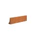 Keerwand Corten 1500x3x400 mm (LxDxH)