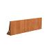 Keerwand Corten 2000x3x600 mm (LxDxH)