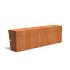 Keerwand Corten 2000x3x600 mm (LxDxH)