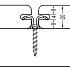 Cobra-24 montageset rvs ASI304 90 clips en schroeven per set