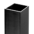 Boston Alu poortpaal 90x90mm hol dikte 4 mm RAL7016 L=275 cm