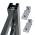 Boston Alu U-lijst start/top RAL7016 25x30mm zonder connectoren L=175 cm