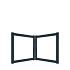Boston maatwerk Enkele poort groot max (B) 200cm (H) 200cm incl insteekslot
