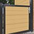 Boston maatwerk Enkele poort groot max (B) 200cm (H) 200cm incl insteekslot