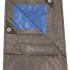 Dekzeil 210gr/m2 - 6 x 10 m, grijs/blauw