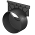 ACO Euroline eindplaat H= 55mm met PVC zijuitloop Ø110mm