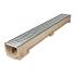 ACO Euroline goot L=1000mm, H=60mm incl. verzinkt staal sleufrooster