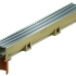 ACO Euroline 2.0 H100 L=1000mm H=97 mm, incl. vz.st. Incl. sleufrooster, uitloop 110mm