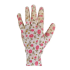 Talen Tools – Werkhandschoenen – Tuinhandschoenen – Polyester – Wit/roze – Nitrilcoating – Maat S
