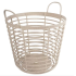 Mand Eco 25L crème hout/PP