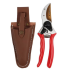 Talen Tools – Snoeischaar – Titanium – Voorbijsnijdend – High Quality – Met lederen holster – 21 cm