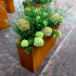 Cortenstaal plantenbak Rechthoek 30x100 H=60 cm ZONDER bodemplaat