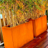 Cortenstaal plantenbak Rechthoek 30x120 H=60 cm ZONDER bodemplaat