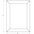 Cortenstaal plantenbak Rechthoek 30x40 H=40 cm MET bodemplaat