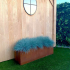 Cortenstaal plantenbak Rechthoek 40x120 H=80 cm MET bodemplaat