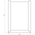 Cortenstaal plantenbak Rechthoek 40x60 H=40 cm MET bodemplaat