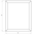Cortenstaal plantenbak Rechthoek 50x60 H=30 cm MET bodemplaat