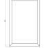 Cortenstaal plantenbak Rechthoek 50x80 H=30 cm MET bodemplaat