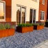 Cortenstaal plantenbak Rechthoek 60x120 H=80 cm MET bodemplaat