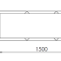 Cortenstaal plantenbak Rechthoek XL 150x50 H=60 cm MET bodemplaat
