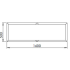 Cortenstaal plantenbak Rechthoek XL 160x50 H=30 cm MET bodemplaat