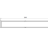 Cortenstaal plantenbak Rechthoek XL 200x30 H=60 cm MET bodemplaat