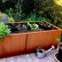 Cortenstaal plantenbak Rechthoek XL 200x80 H=80 cm MET bodemplaat