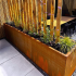 Cortenstaal plantenbak Rechthoek XL 300x60 H=60 cm MET bodemplaat