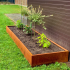 Cortenstaal plantenbak Rechthoek XL 360x120 H=80 cm ZONDER bodemplaat