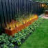 Cortenstaal plantenbak Rechthoek XL 400x50 H=80 cm MET bodemplaat