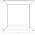 Cortenstaal plantenbak Vierkant 30x30 H=60 cm MET bodemplaat