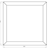 Cortenstaal plantenbak Vierkant 50x50 H=50 cm MET bodemplaat + wielen