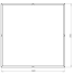 Cortenstaal plantenbak Vierkant XL 240x240 cm H=80 cm ZONDER bodemplaat