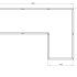 Gepoedercoat staal plantenbak Hoekopstelling 100 H=80 cm - Wit (RAL9010) ZONDER bodemplaat