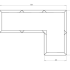 Gepoedercoat staal plantenbak Hoekopstelling 40 H=60 cm - Zwart (RAL9005) MET bodemplaat
