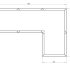 Gepoedercoat staal plantenbak Hoekopstelling 60 H=40 cm - Antraciet (RAL7016) ZONDER bodemplaat