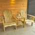 Loveseat vuren geimpregneerd Parijs