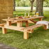 Douglas picknicktafel Boss 250cm