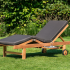 Teak sunlounger Wembley