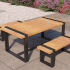Teak tuinset Dinnerset Wellington