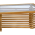 Teak loungeset (2 colli) Riverside tafel met glasplaat